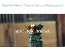 Tablet Screenshot of angelreikirenewal.com